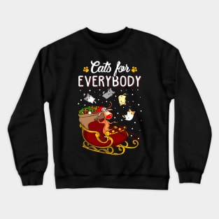 Dogs Ugly Christmas Sweater. Dogs For Everybody Matching Sweatshirts. Crewneck Sweatshirt